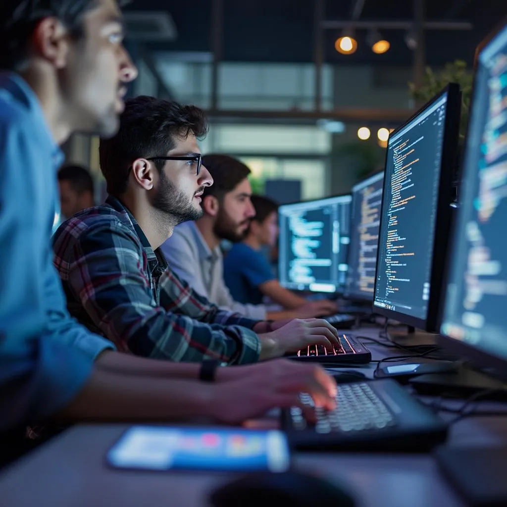 Sesión de trabajo colaborativo